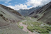 Ladakh - Hemis area famous for the trekking possibilities and for the Hemis Gompa.